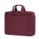 Business bag, lightning department, external pocket, burgundy color