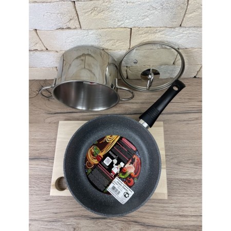 Set of dishes Panairo Sogretta, with a lid-1