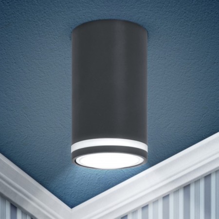 Lamp 1x50W GU10 5.5x5.5x10 cm, black