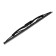 Torso wiper brush 15/380 mm, frame