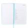 PROVING PROMMAN LEARTED, 80 sheets, 100x170 mm, Devente.tailor, solid cover to leatherette with foam, clicon, liesse, Block 70%, Blue