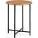 Coffee table Grace Metal, oak woth/black 48x48x61 cm