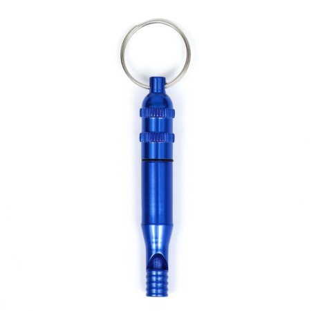 Whistle with adjustable tonality, 7.6 x 1.2 cm, blue-1