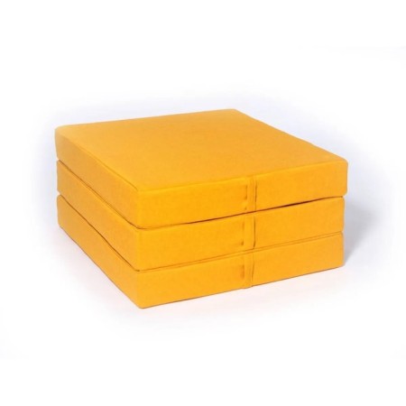 Pouffer "Mobile Matrass", size 67x61x33 cm, horn, orange