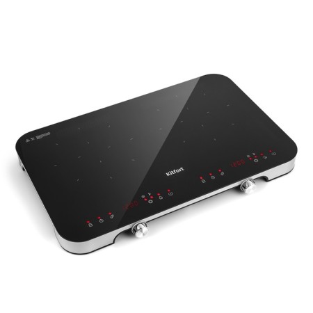 Induction slab KitFort KT-149, 1800 + 1300 W, cord 1.4 m