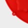 Silicone form for baking the shade "Snowflake", 23 × 3.5 cm, red color