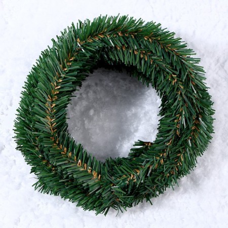 Wire for crafts and decor "needles" length - 5 m, diameter - 3.5 cm, green color with brown
