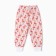 Pants children on cuff, color peach/flamingos, height 86 cm