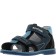Baby sandals, size 22, blue-blue color