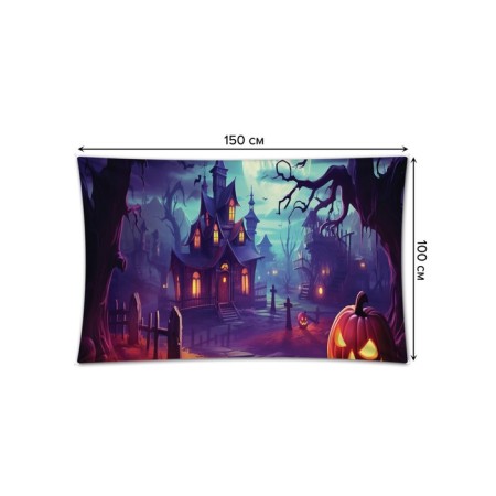 Decorative panel with photo printing "Mysterious Night", horizontal, size 100x150 cm-1