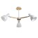 Svetogor chandelier "Project" 3x60W E27 white/beige