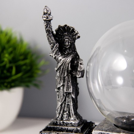 Plasma ball "America" ​​gray 12x6x16 cm Risalux-8