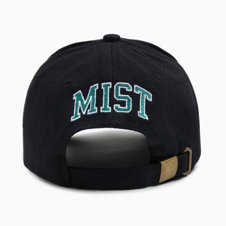 Women's cap with embroidery, black, p. 56-58-6