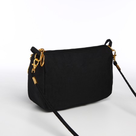 Bag Women's Cross-Bodi with a zipper, black color-3