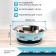 Миска металлическая для собаки Yammy, 1.6 л, 20.5х7 см