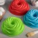 The form for baking the share "German cupcake. Custard cookies ", silicone, d = 22 cm, color mix