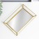 Standing interior glass with a “rectangle” mirror 3x16x24 cm
