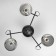 Chandelier 1108/3cr E27 40W Black-chromium 54x54x24 cm Bayerlux