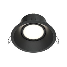 The built-in lamp Technical DL028-2-01B, 1x50W, 9.3x9.3x4.5 cm, GU10, Black Color Black