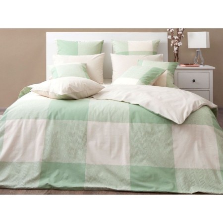 London Pistachi bedding, size 220x240 cm, 140x205 cm - 2 pcs, 70x70 cm - 2 pcs