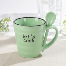 Ceramic mug with a spoonful of shade 