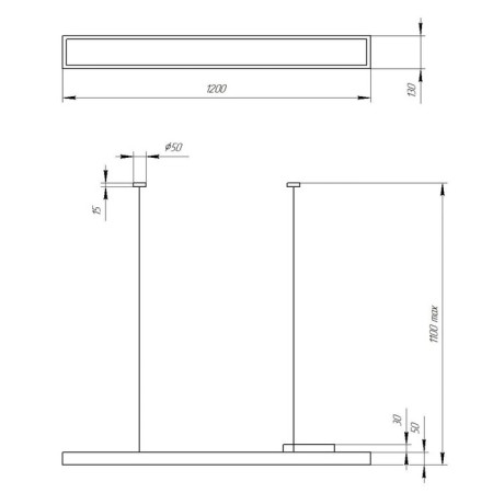 LED LED GEOMETRIA BLOCK 36W 4000K 2800LM IP40 12x13x5 white-2
