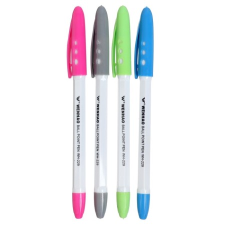 Ballic handle Wh-229, 1.0 mm, blue rod, with colored cap-2