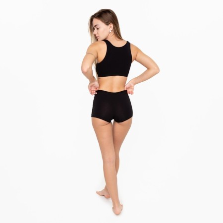 Panties Female shorts, black color, size 46-48 (XL)-3