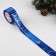 A satin tape with a new year! ", 40 mm, 23 ± 1 m, blue color/silver No. 122
