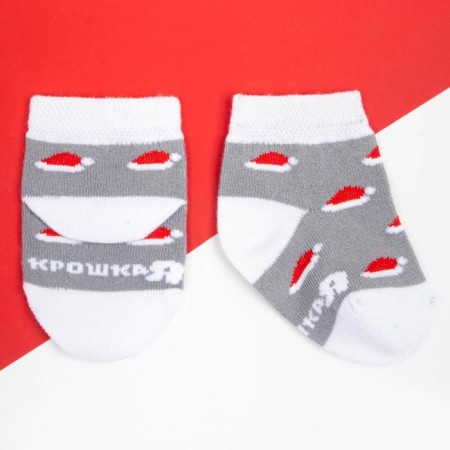 Новый год. Набор носков Крошка Я "Мишка", 2 пары, 8-10 см-5