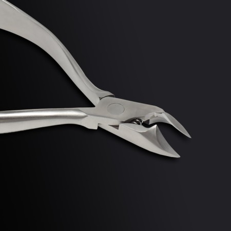 Pedicure nippers "Premium", hidden spring, 12.2 cm, blade length - 15 mm, silver color-7