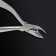 Pedicure nippers "Premium", hidden spring, 12.2 cm, blade length - 15 mm, silver color