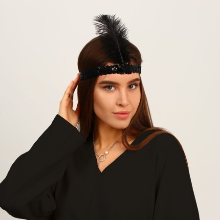 New Year's casting on the head with a pen, black color, for the new year-3