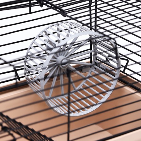 Mini cell for rodents "Pijon" No. 2, equipped, 27 x 15 x 16 cm, beige-4