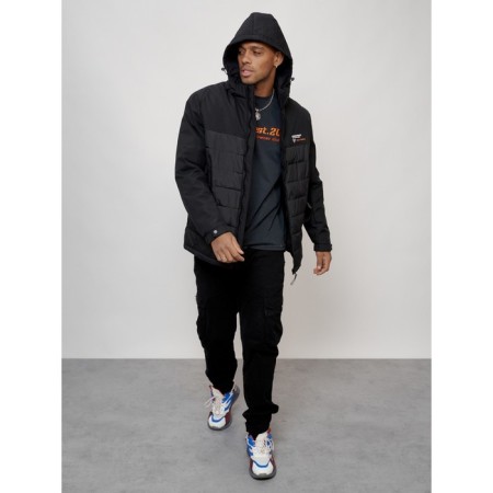 Male spring jacket, size 58, black color-14
