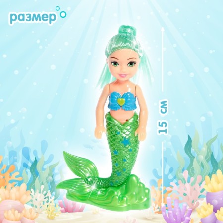 Fairytale doll "Mermaid" with accessories, mix-1