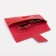 Puffing glasses cover, red color
