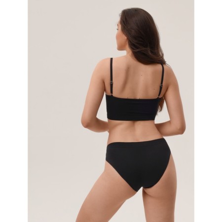 Top female supporting on thin straps Mirey Top Shaper Spalla Stretta, size 52, black color-3