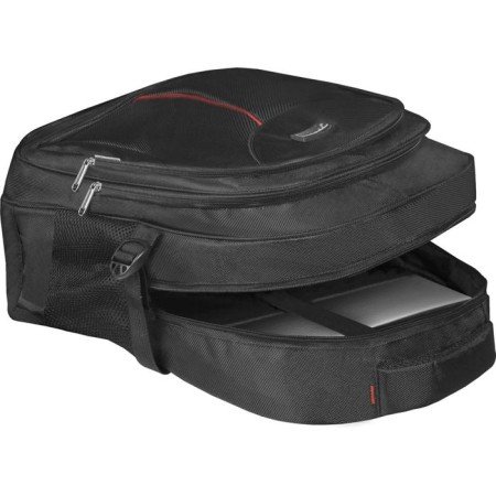 Laptop-rugboat bag, organizer, polyester, Defender Carbon 15.6, Black, 26077-2