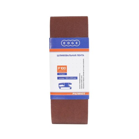 Abrasive tape Edge by Patriot, 100x610 mm, P100, 3 pc.-1