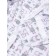 Children's overalls with scratches "Bunny", white/pink color, height 56
