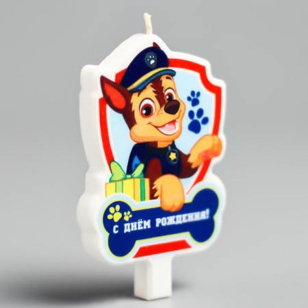 Candle for the cake "Happy Birthday!", Puppy Patrol-3