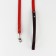 Set: collar (36-56x2.5 cm) and leash (130x1.5 cm), black color and raspberry color