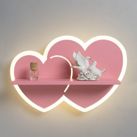 Bra "Hearts" LED 18W Pink 35x25x8cm-1