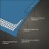 Protective tent, 8 × 6 m, density 60 g/m², rifle steps 1 m, tarpaulin, UV, blue