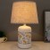 Table lamp 530221/1 E14 40W white 22.5x22.5x36 cm Risalux