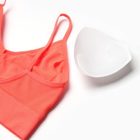 Female set (top, thongs), orange color, size 42-46-8