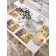 A set of napkins for setting the New Year's atmosphere table, rectangular, size 32x46 cm, 4 pcs