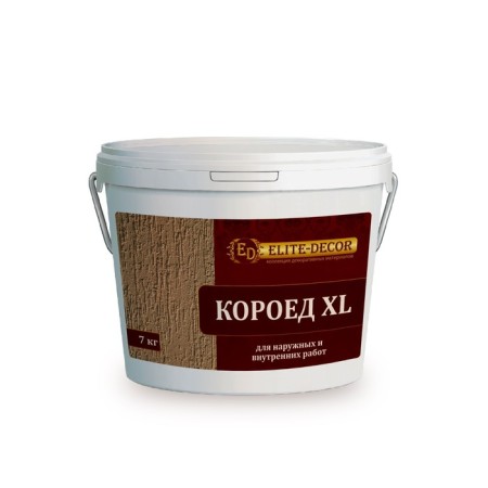 Decorative coating "Bark beetle XL", 1.0-1.8 mm, 7 kg