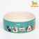 Ceramic bowl "cats-dogs" on a blue background 250ml, 11.5 x 5 cm